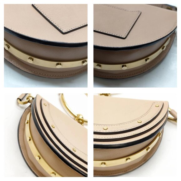 Authentic Chloe Beige Leather Hand Bag mon689-110525 - Picture 9 of 16